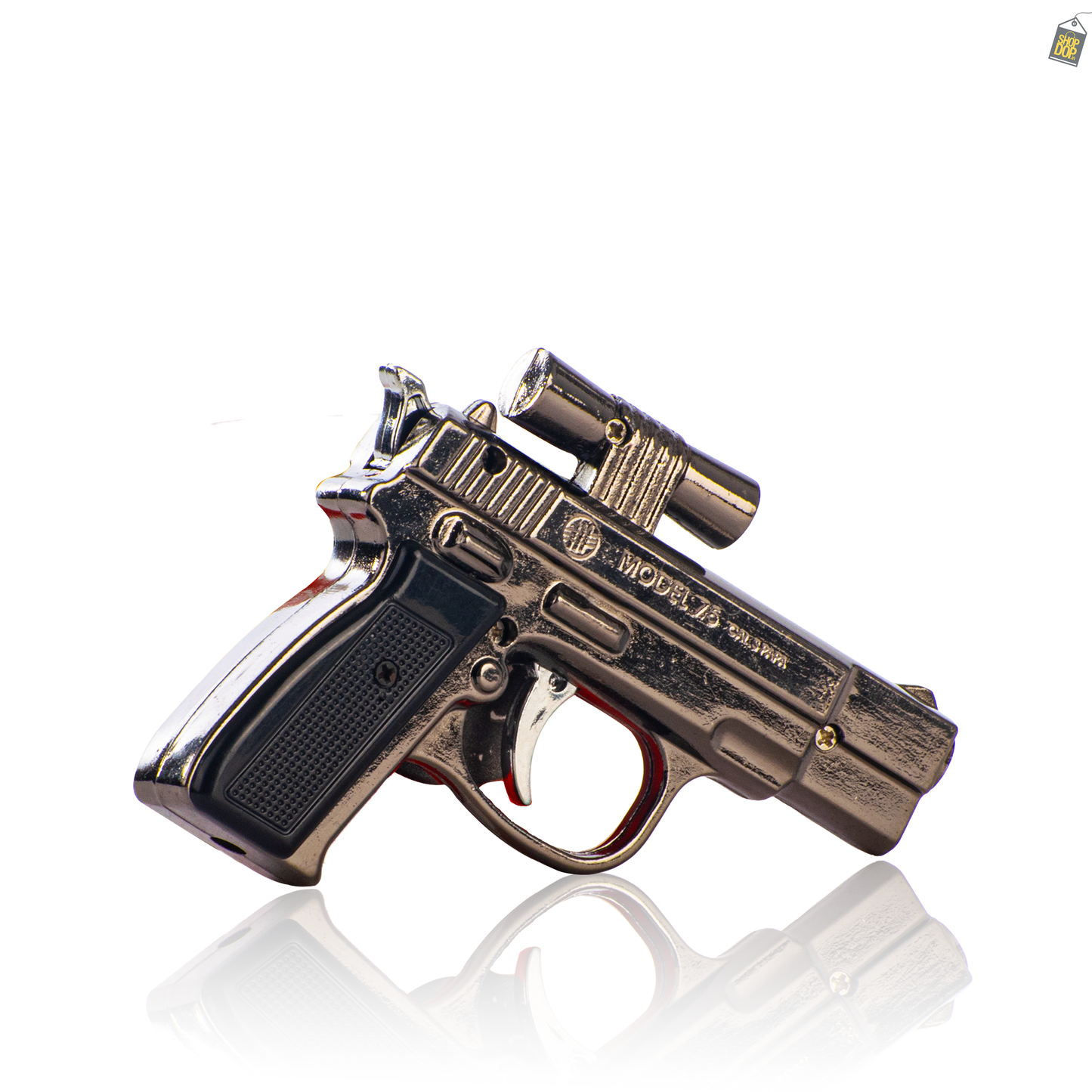 Mini M9 Laser Gun Lighter - Grey