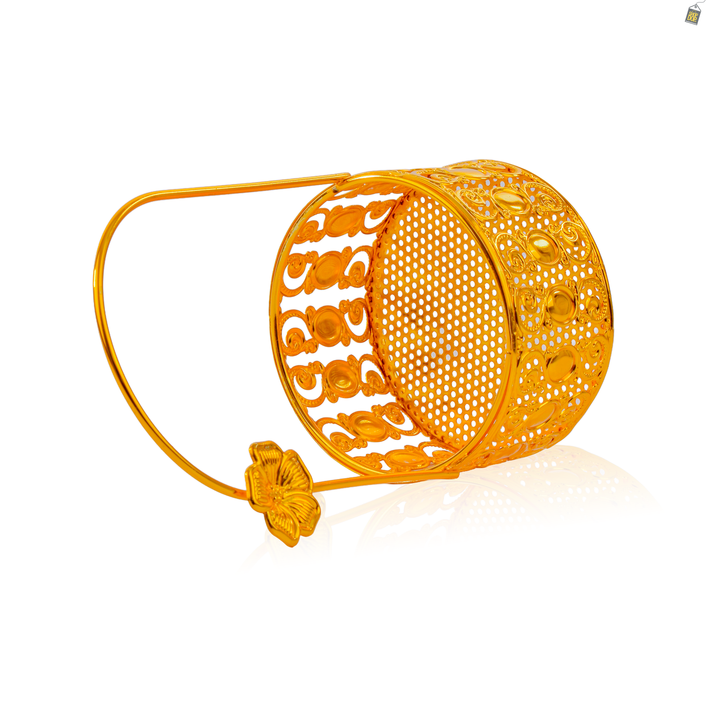 Mini Cafe Hookah Coal Holder - Golden