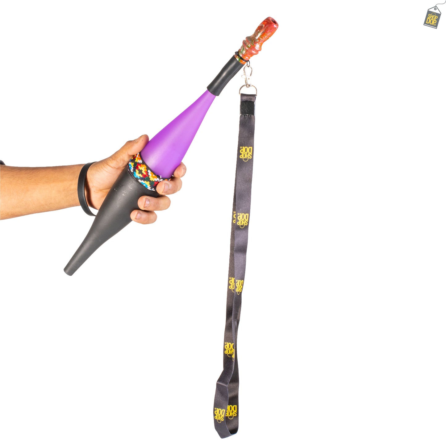 ShopDop Hookah Mouth Tip / Nozzle with Lanyard