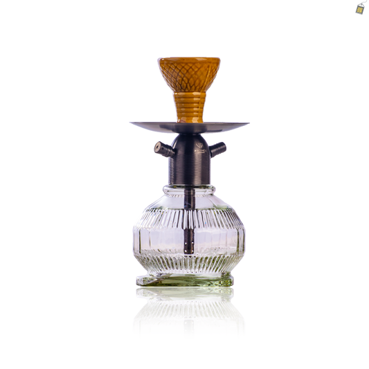 Noddy Baller Hookah - Black Stem / Transparent Base