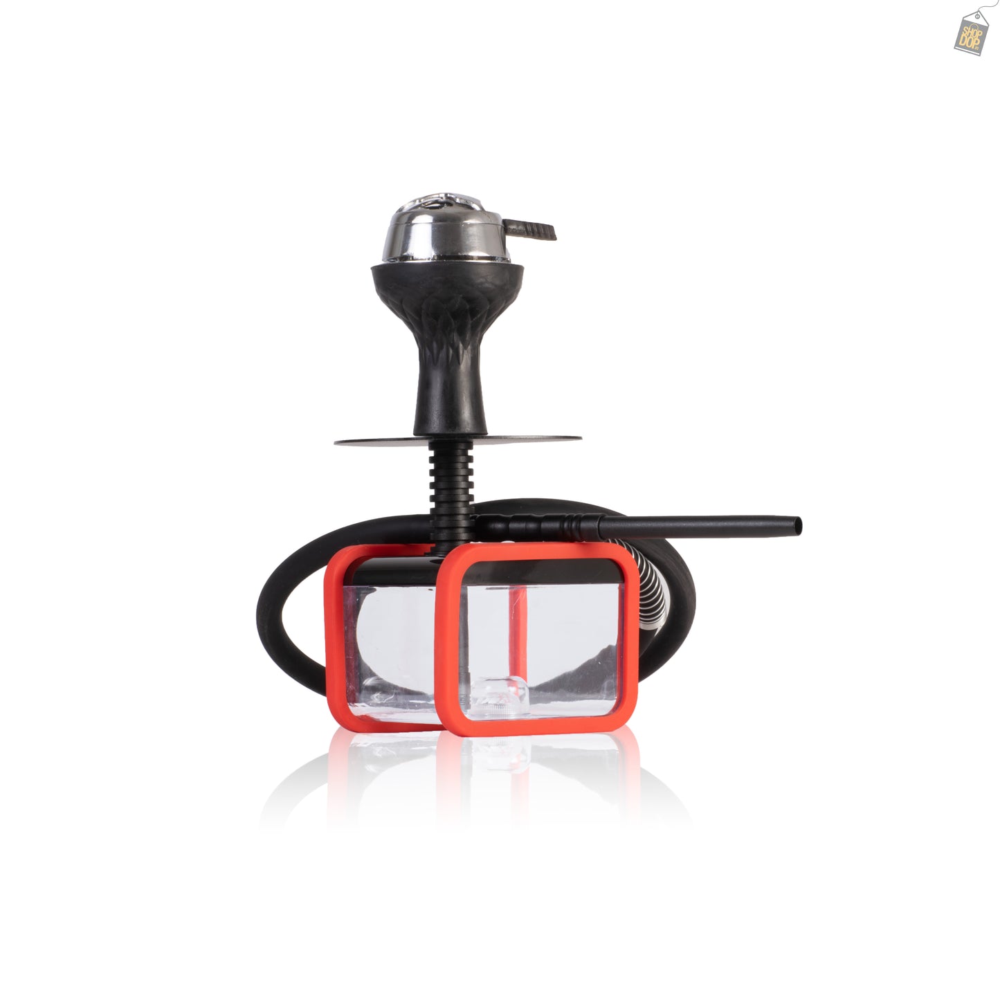 Panzer Hookah with Bag & LED Light - Red