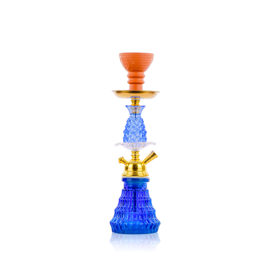 Pineroot Pumpkin Hookah - Blue