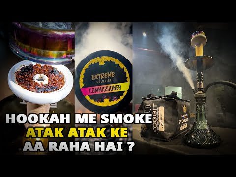 JOE Matt Finish Hookah with Bag (Fighter Series) - Green Base / Black Stem