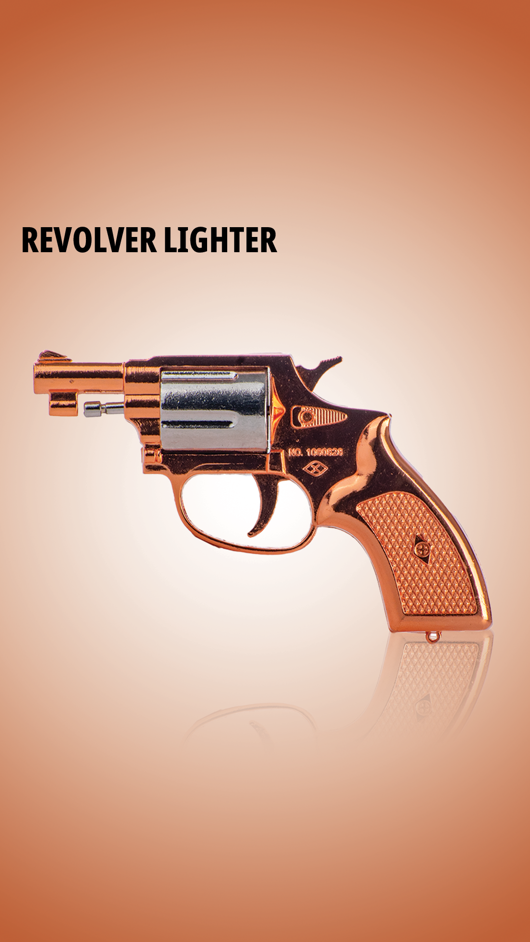 Revolver Lighter - Bronze