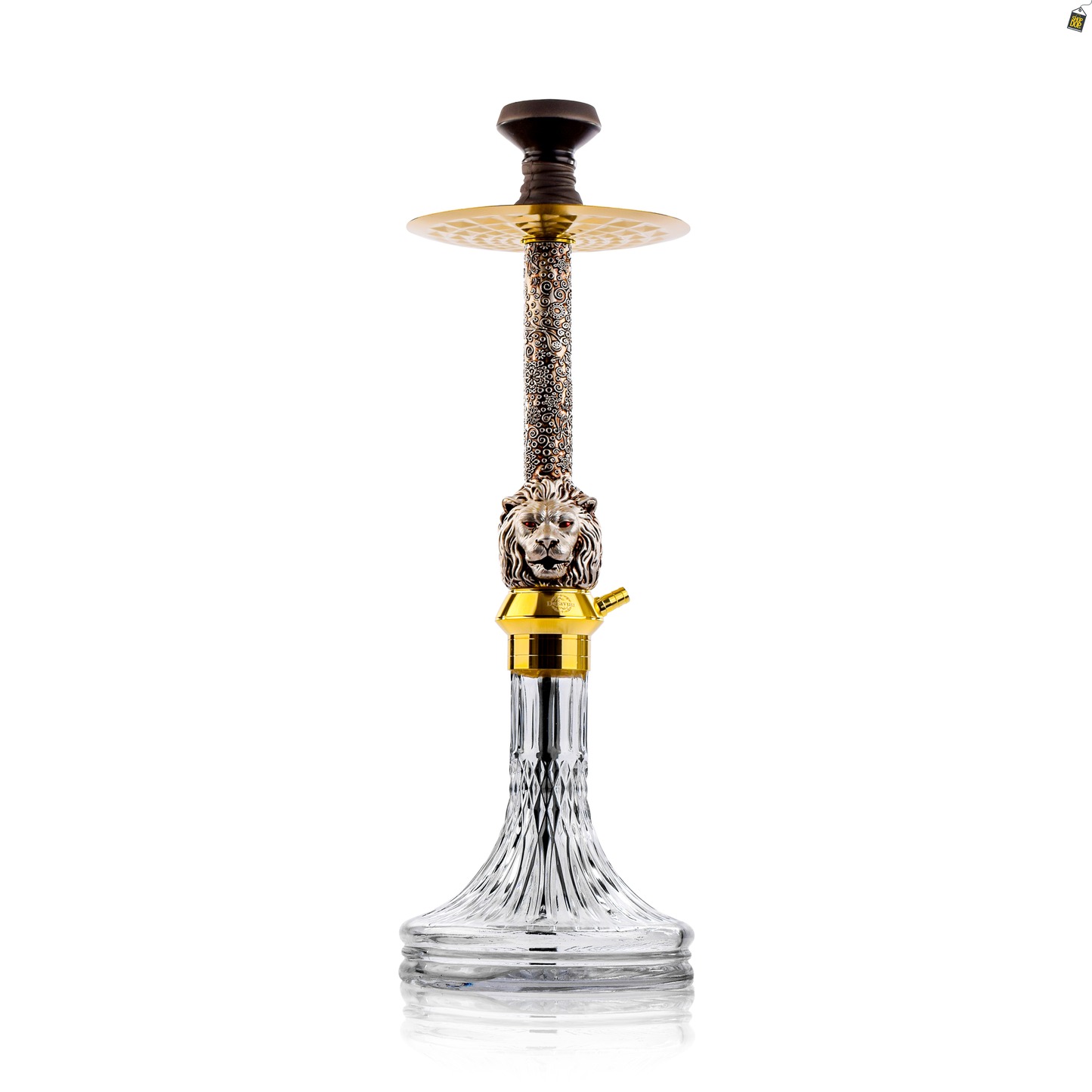 Roar X Function Hookah - Rusty Silver