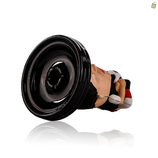 Ronaldo Ceramic Hookah Bowl - Black