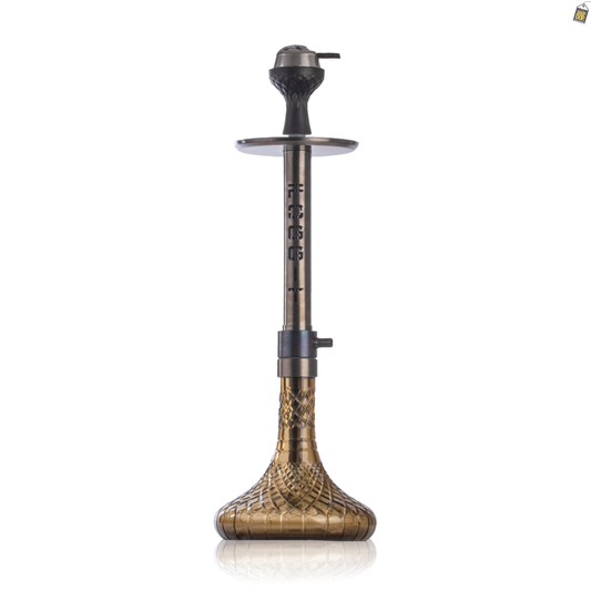 VG Sikander Hookah - Black Stem / Brown Base
