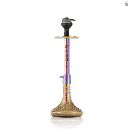 VG Sikander Hookah - Rainbow Stem / Grey Base