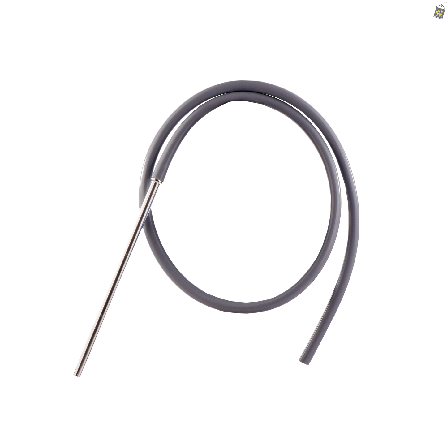 Corsair Hookah Silicone Pipe - Red Pipe / Silver Handle (Copy)