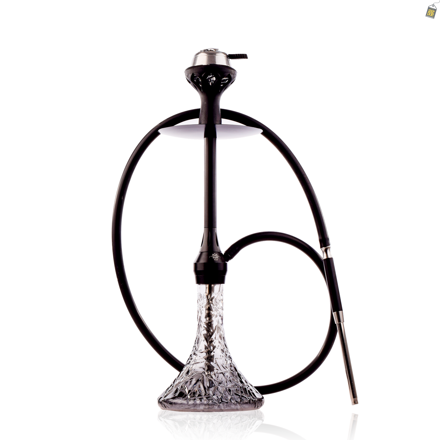 Smoke Rider Hookah with Bag - Black