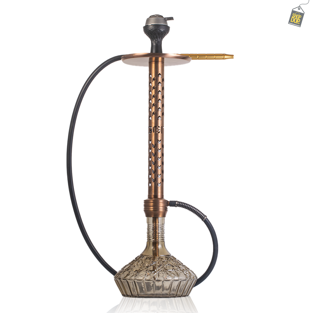 VG Romeo Stryker Hookah - Bronze Stem / Grey Base