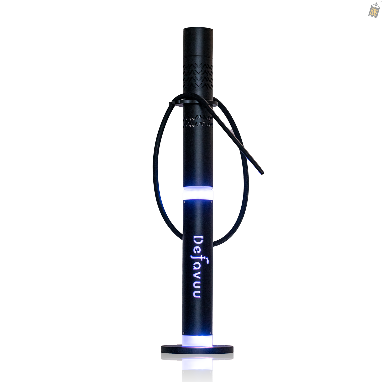 Core 1 Revolving Hookah with LED Lights - Black
