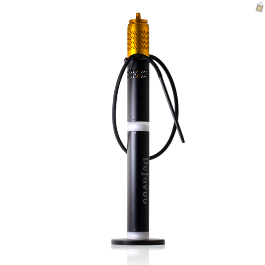 Core 1 Revolving Hookah with LED Lights - Gold