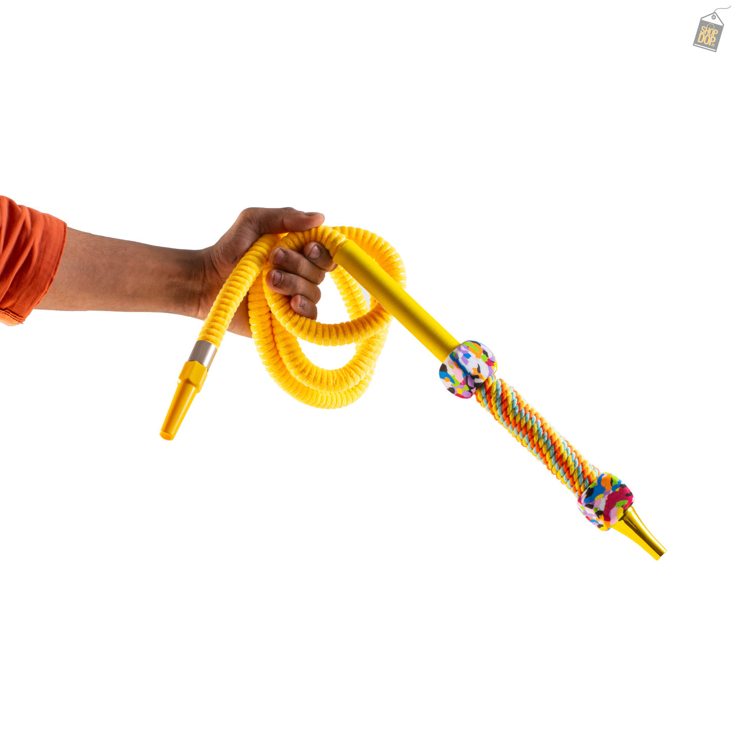 Beat Velvet Hookah Pipe - Yellow