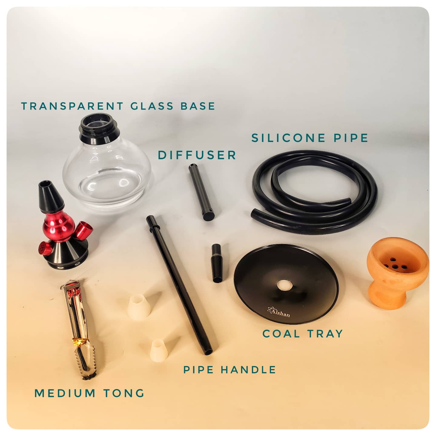 मार्सिया मिनी हुक्का - पोर्टेबल आकार