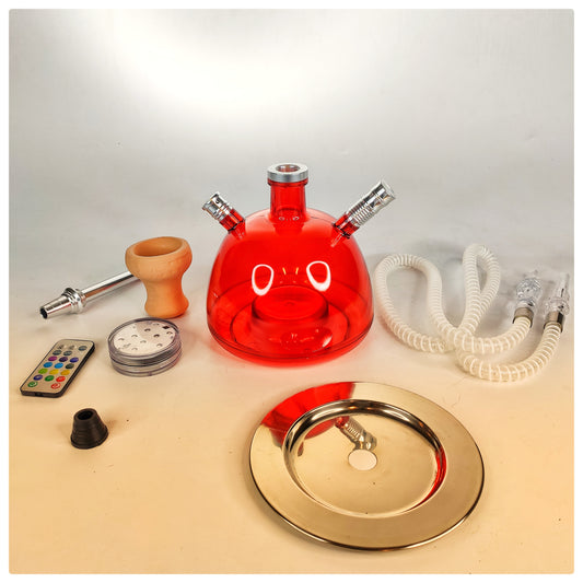 Acrylic Golu Hookah with Body Parts and LED Light