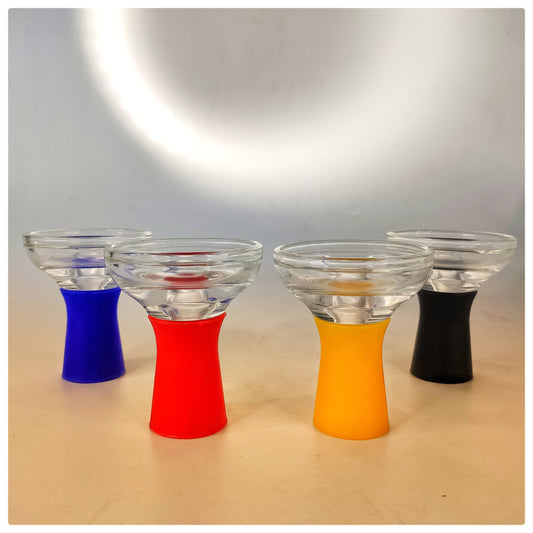 क्रिस्टल सिलिकॉन चिलम - फ़नल बाउल डिज़ाइन