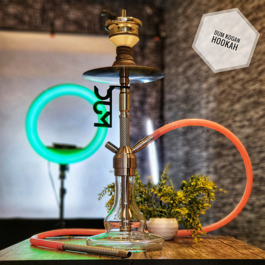 डम कोगन स्ट्रॉन्ग शार्क हुक्का (कार्बन फाइबर स्टेम)