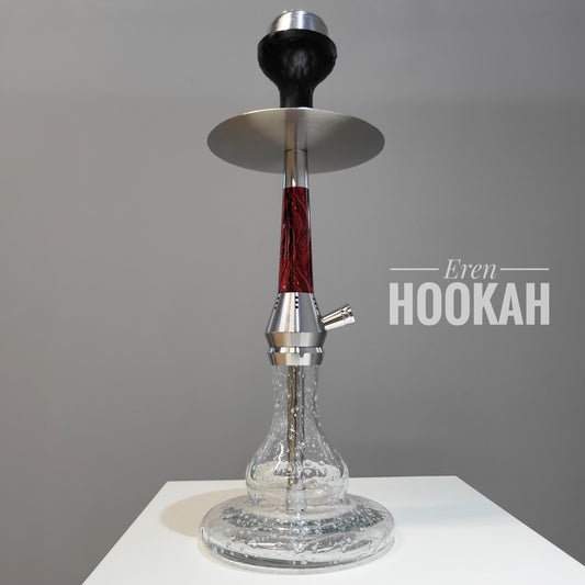 रेडियम ग्लास बेस के साथ एरेन हुक्का