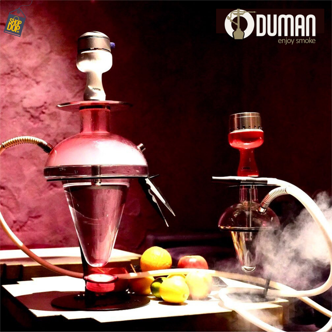 Oduman N5z Junior Clear Glass Hookah - shopdop.in