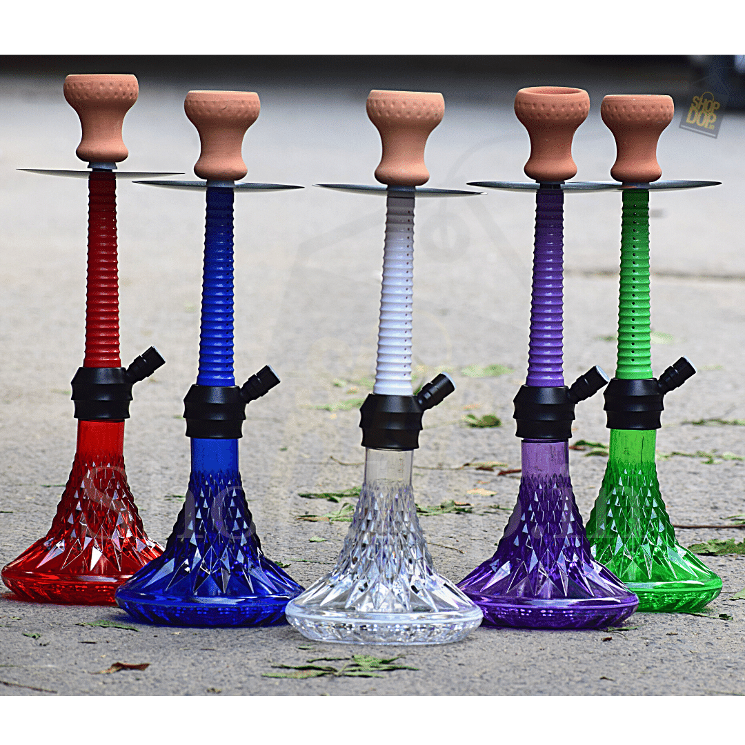 Acrylic DA Vinci Hookah with LED Light - shopdop.in