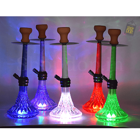 Acrylic DA Vinci Hookah with LED Light - shopdop.in