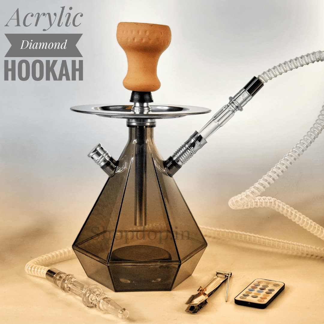 Acrylic Diamond Shape Hookah