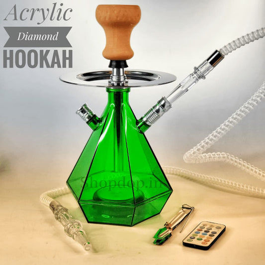 Acrylic Diamond Shape Hookah