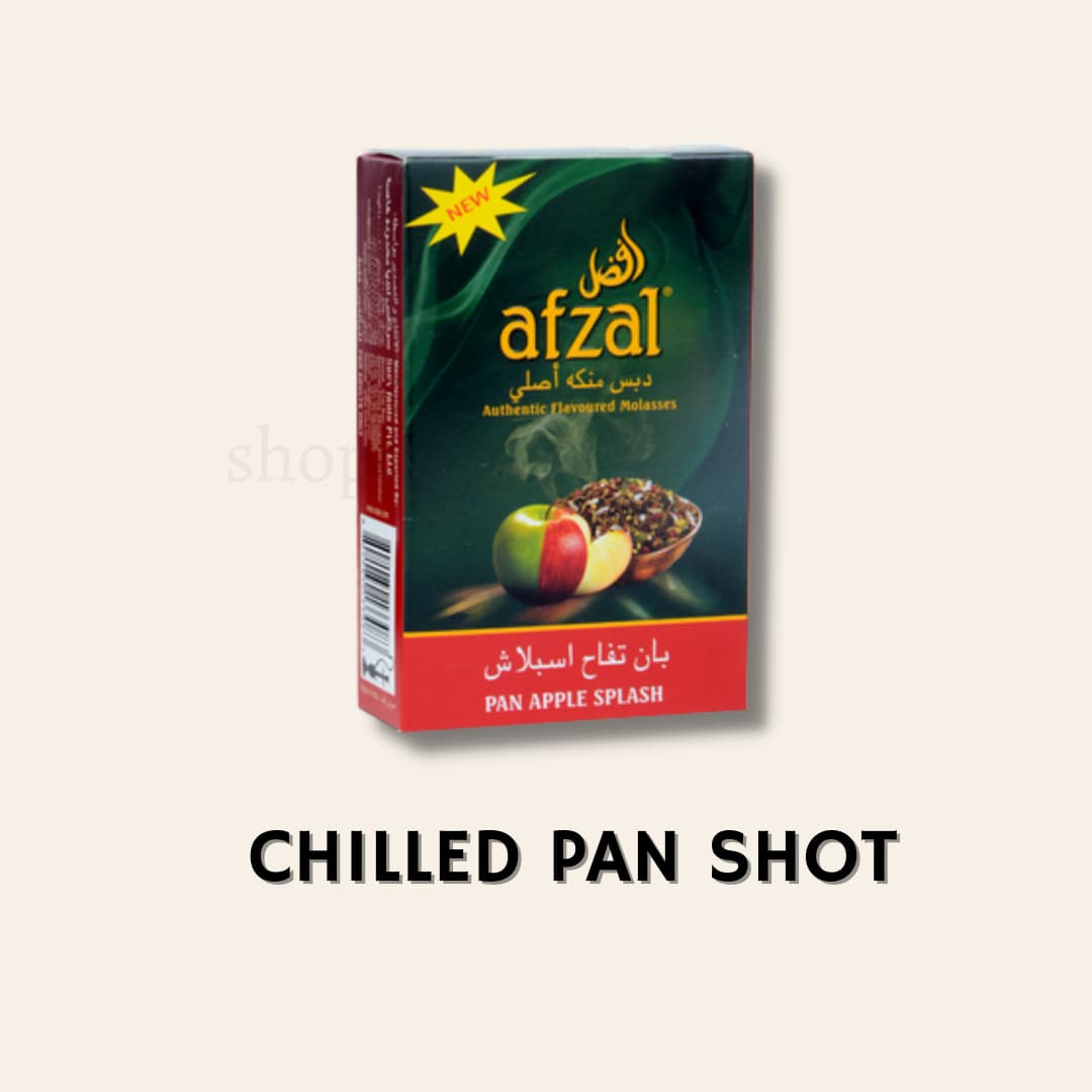 Afzal Chilled Pan Shot Hookah Flavor - 50g