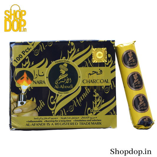 Al Afandi Magic Coal Box - Pack of 10 Rolls