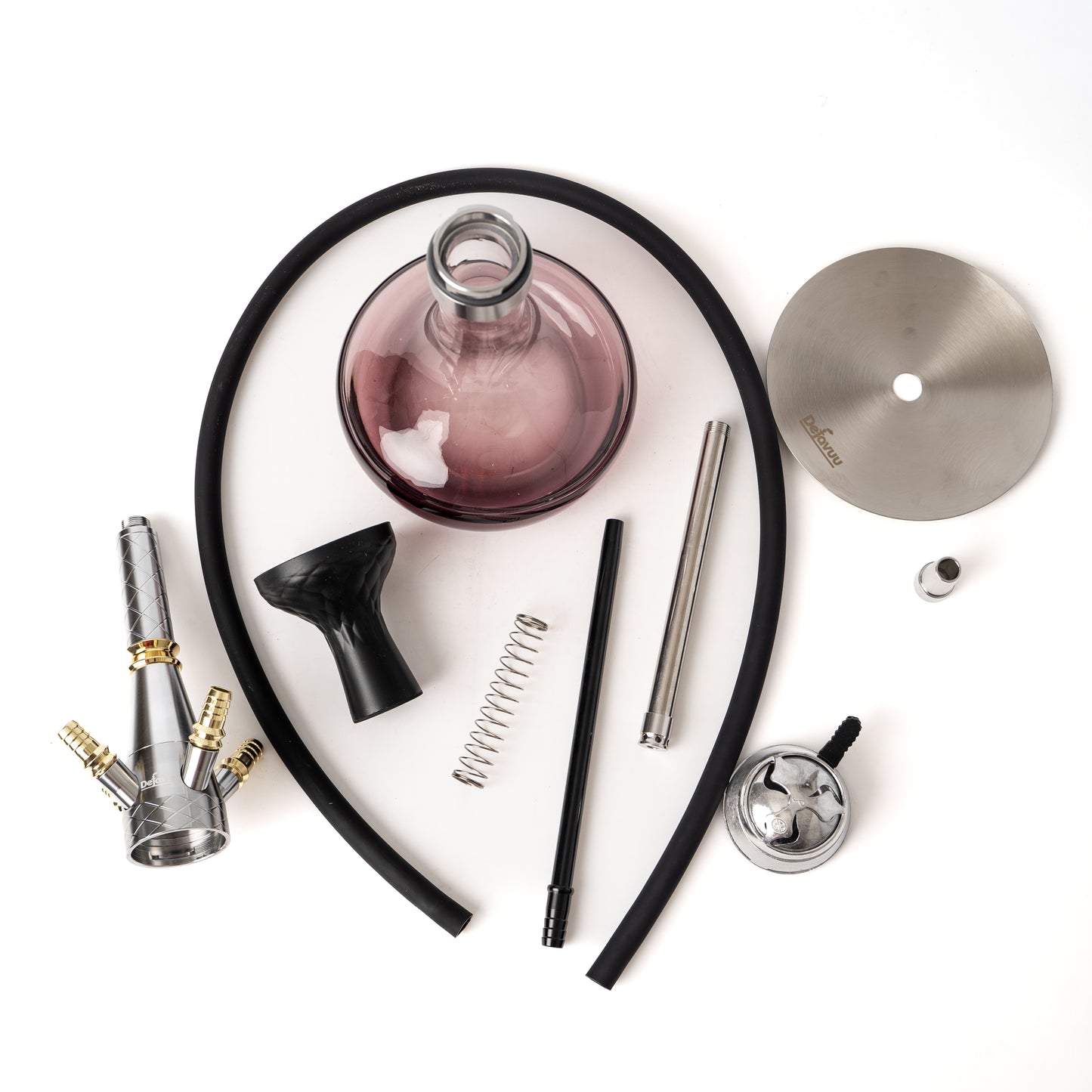 Alfo 4 Hose Hookah - Purple