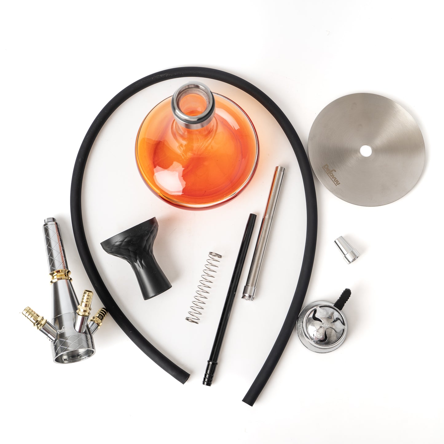 Alfo 4 Hose Hookah - Red