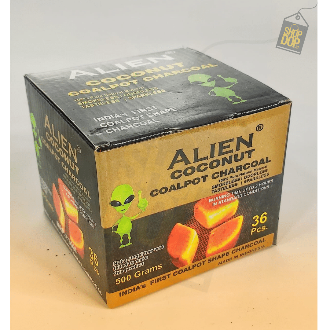 एलियन ट्राएंगल नारियल हुक्का चारकोल