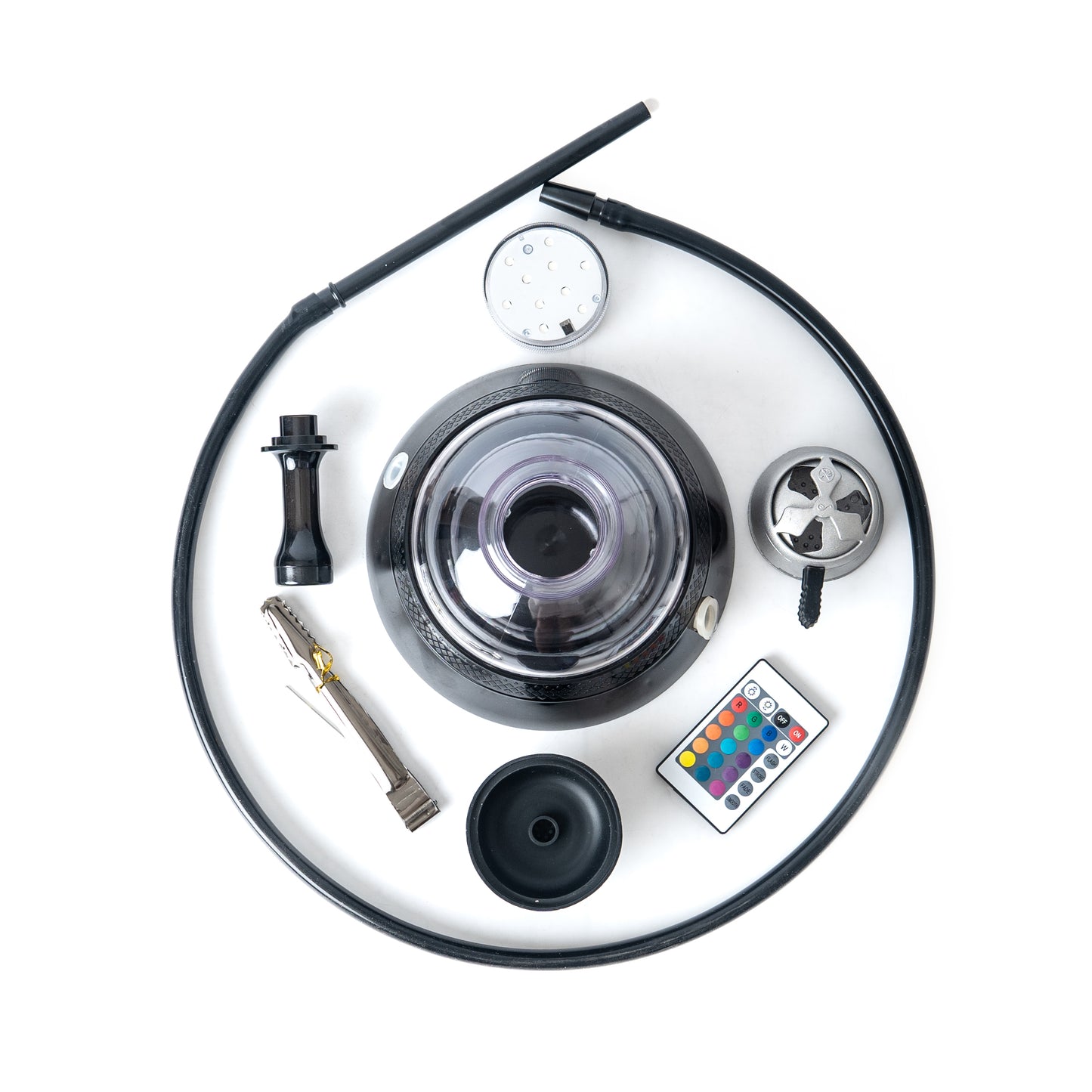 Apollo 16 Hookah with LED Light & Remote