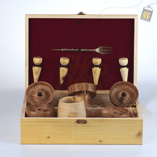 Avante Wooden Hookah Bowl Set