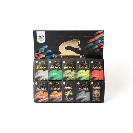 Black Mamba Mix Herbal Hookah Flavors (Pack of 10)