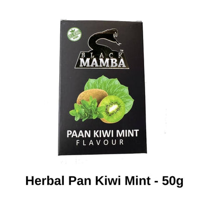 Black Mamba Herbal Pan Kiwi Mint Hookah Flavor - 50g