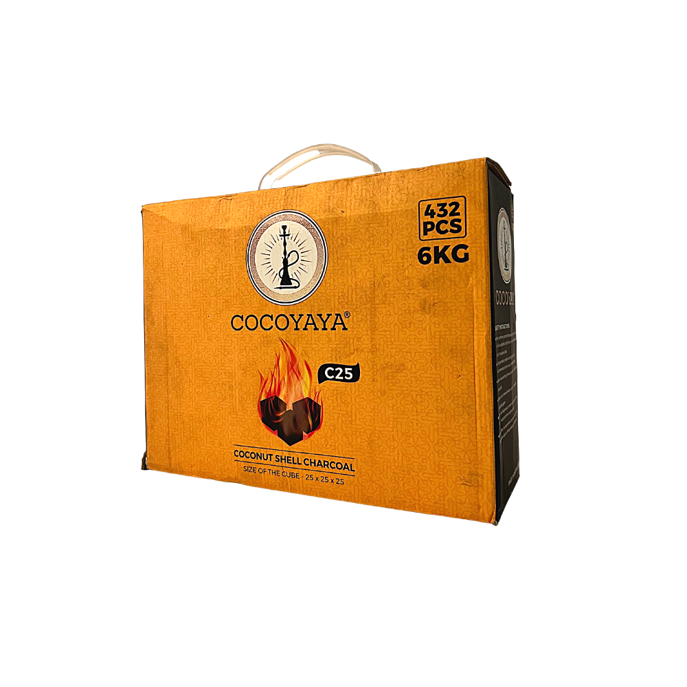 COCOYAYA Coconut Coal - Pack of 6kg (432pcs)