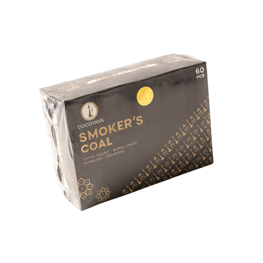 COCOYAYA Smokers Brick Silver Coal for Hookah - 60pc