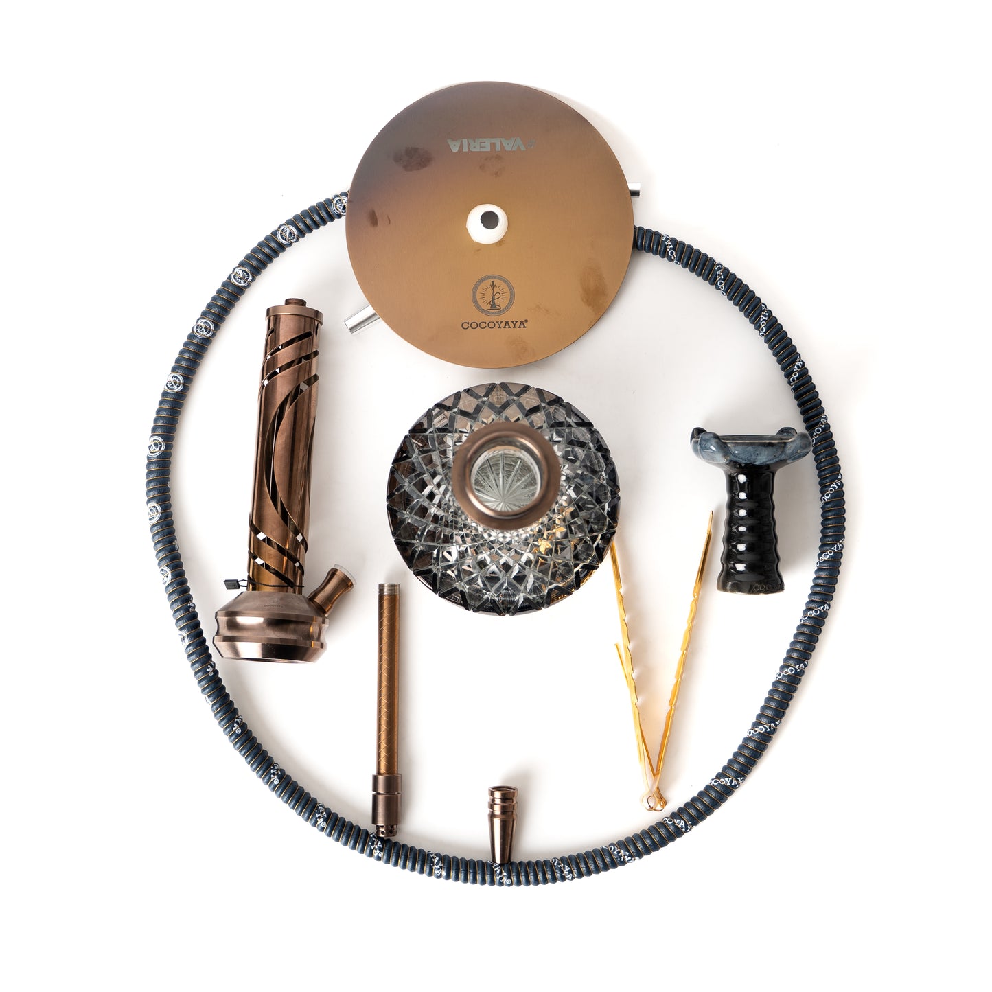 कोकोयाया वेलेरिया हुक्का - कांस्य