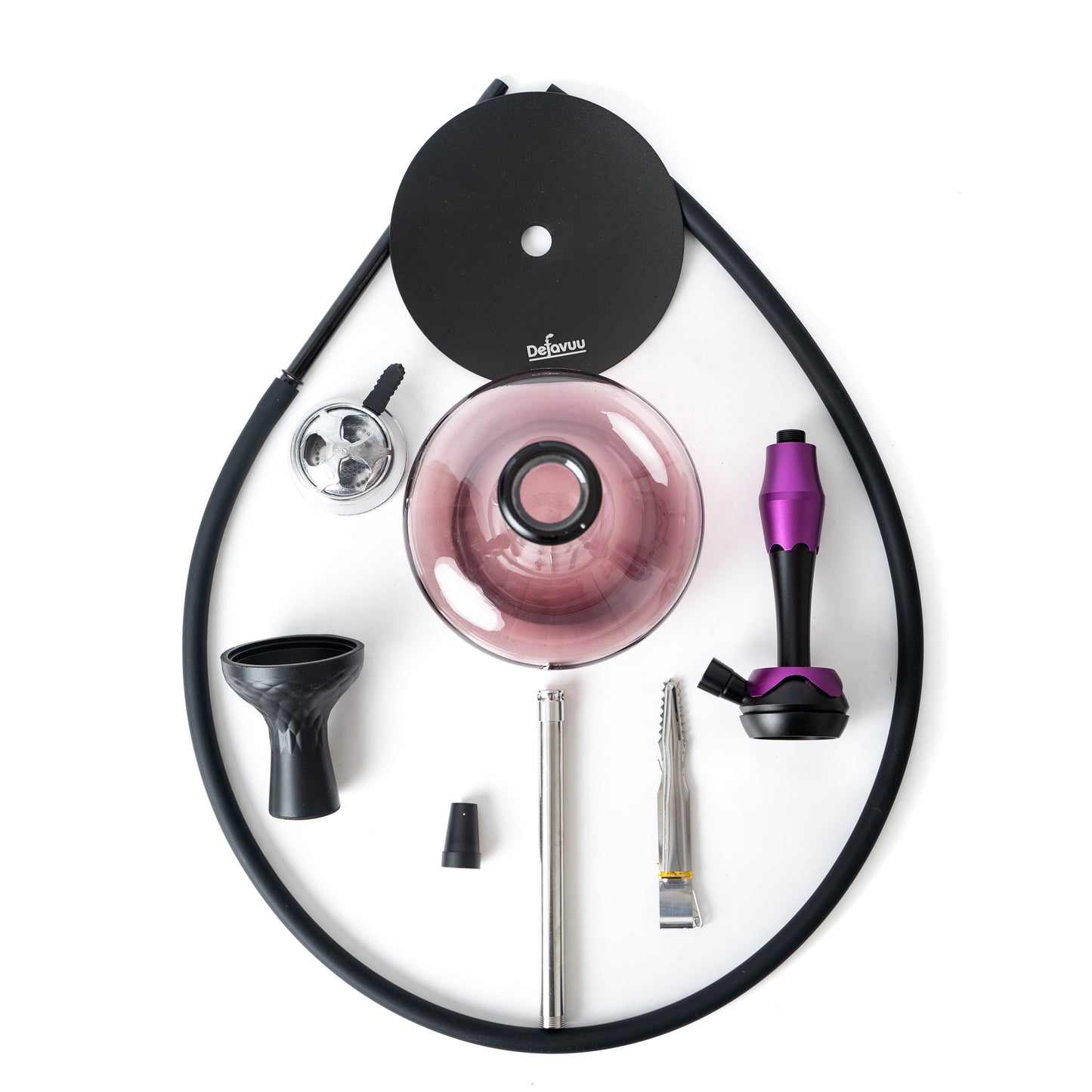 कॉर्क 2.0 एक्स फंक्शन हुक्का - बैंगनी