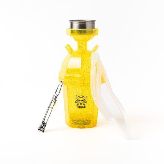 Cup Tumbler Hookah - Yellow (9.5 in)