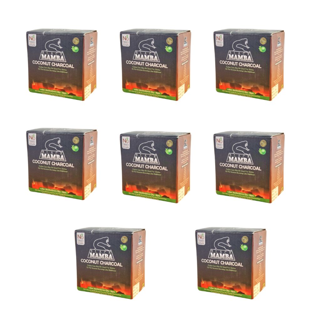 Black Mamba Coconut Coal 2kg (250g x 8)