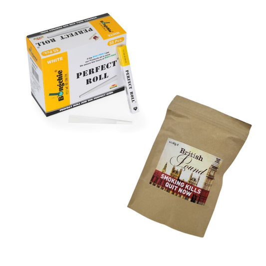Bongchie Perfect Roll Box (55pcs) + British Pound Tobacco (40g)