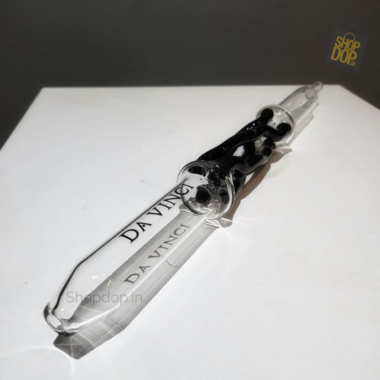 हुक्का पाइप के लिए दा विंची ट्विस्टेड ग्लास हैंडल