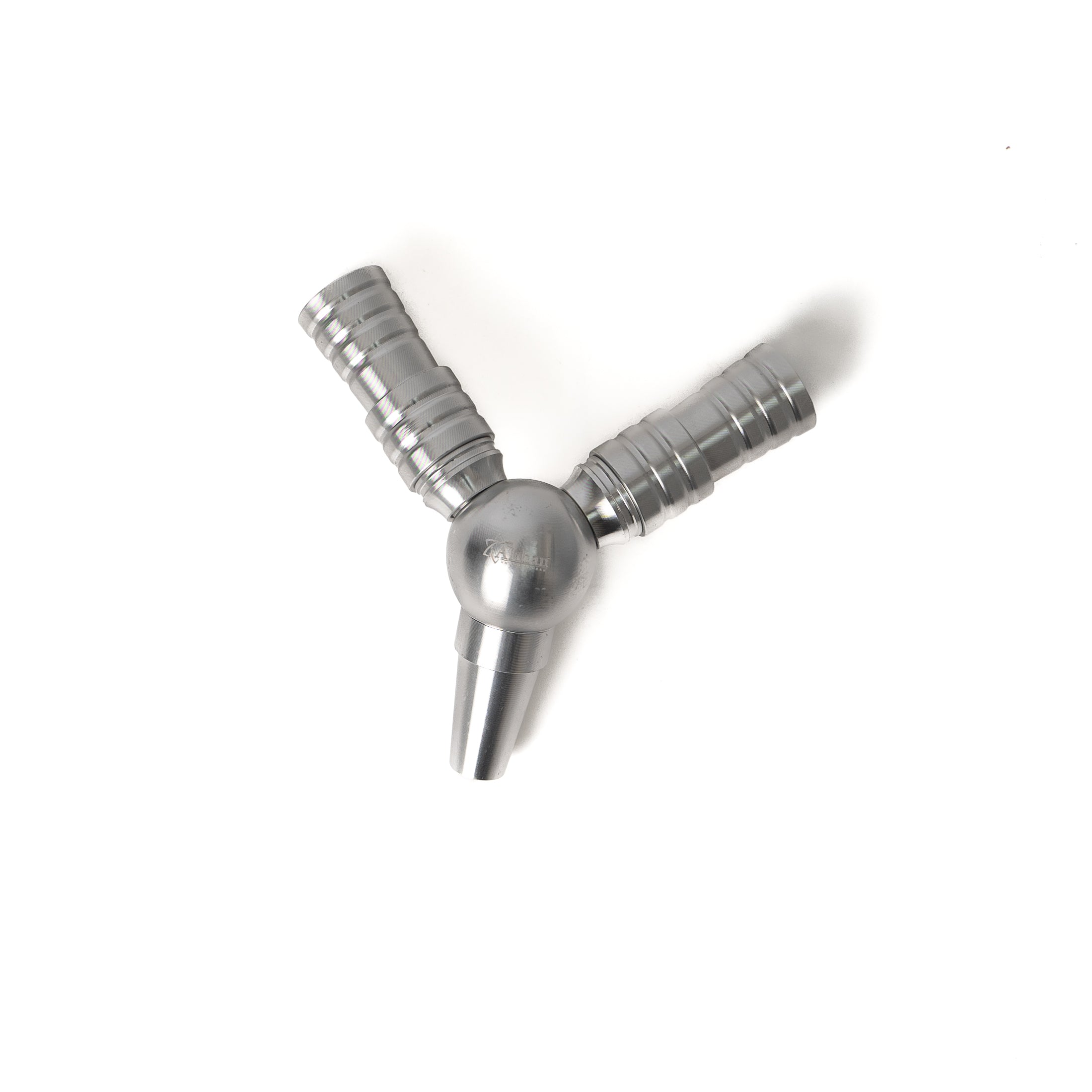 Dual Pipe Extension (Connector) for Hookah Pipe Silver shopdop.in