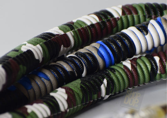 Military Leather Coated Acrylic Long Handle Pipe - shopdop.in