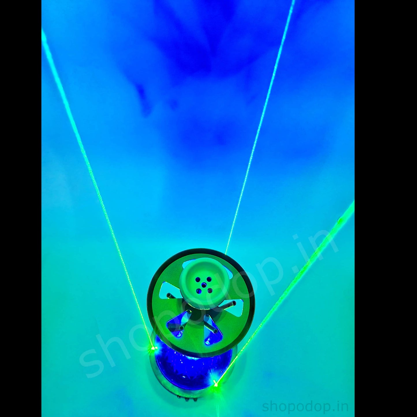 Laser Base LED Light for Hookah