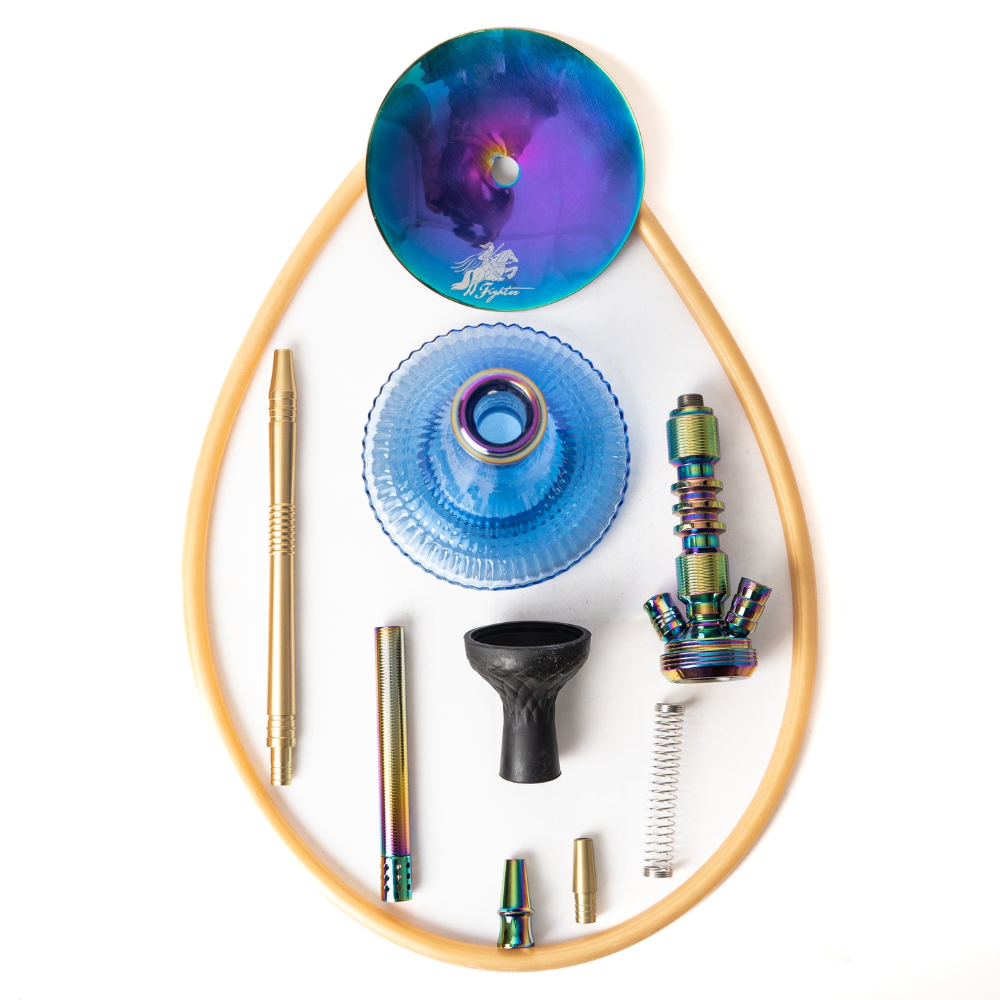 JOE RBS8 Sky Blue (Sky Blue Base) Rainbow Stem with Bag - Fighter Series