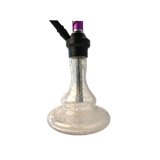 Lucas Hookah with Radium Glass Base - Purple